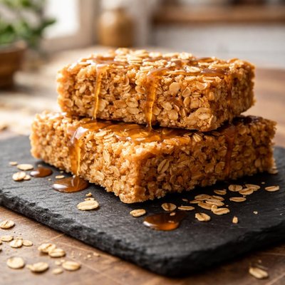 Golden syrup oat bar