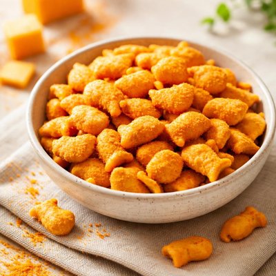 Goldfish flavor blasted