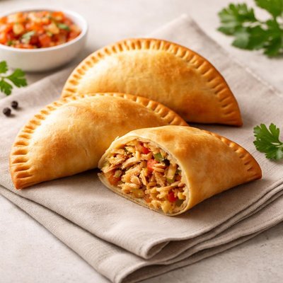Goldilocks chicken empanada