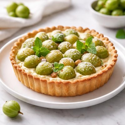 Gooseberry tart