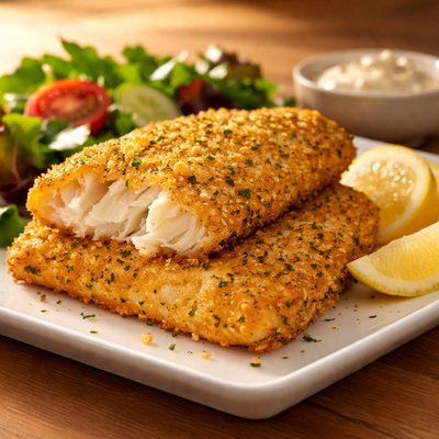 Gortons air fried garlic herb fish