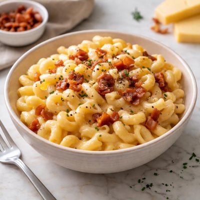 Gouda and stuff mac and cheese