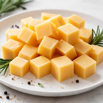 Gouda cheese cubes