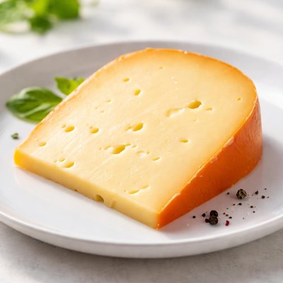 Gouda cheese slice