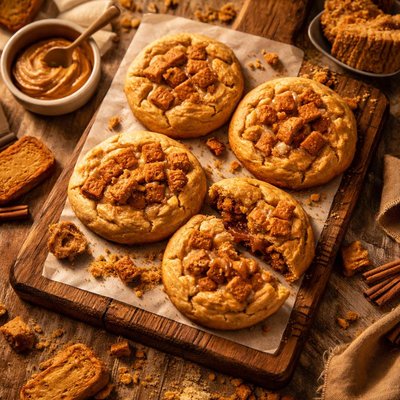 Gourmet cookie biscoff flavored