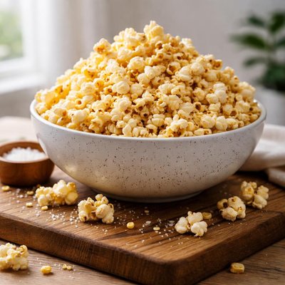 Gourmet microwave popcorn