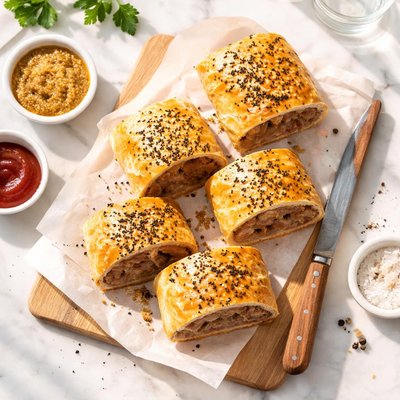 Gourmet sausage roll