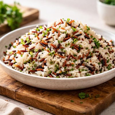 Grain de frais trio de riz