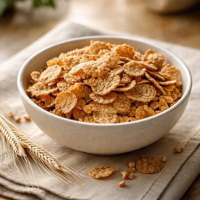 Grain wheat flakes