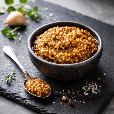 Grained dijon mustard