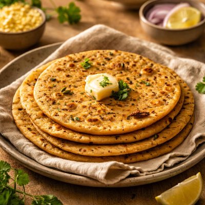 Gram flour roti