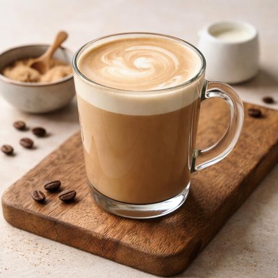 Grande decaff latte no foam