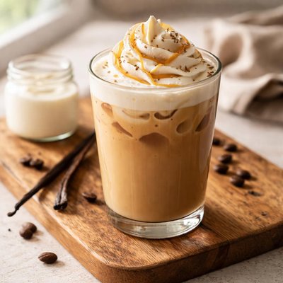 Grande starbucks latte vanilla sweet cream