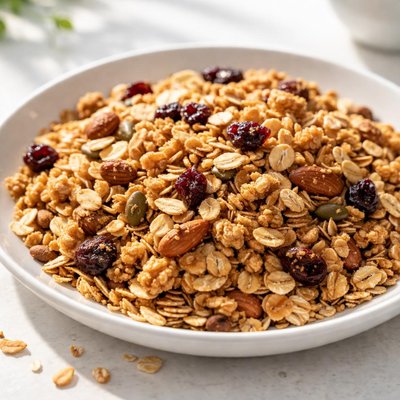 Granola and dinkelflockrn mix