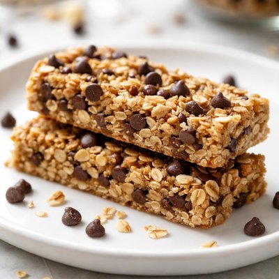 Granola bar with chocolate chips