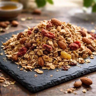 Granola dinkelflocken mix