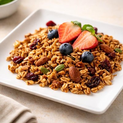 Granola reduced sugar