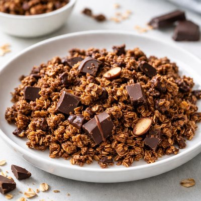 Granola with chocolate