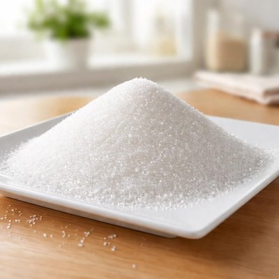Granulated white sugar