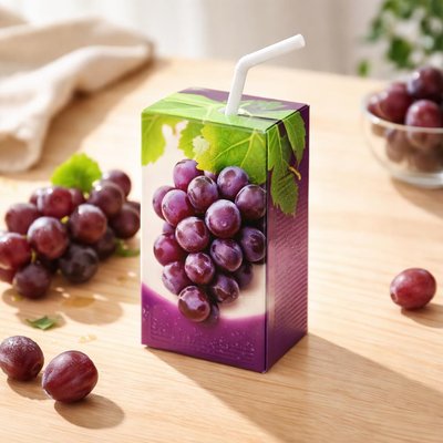 Grape juice box