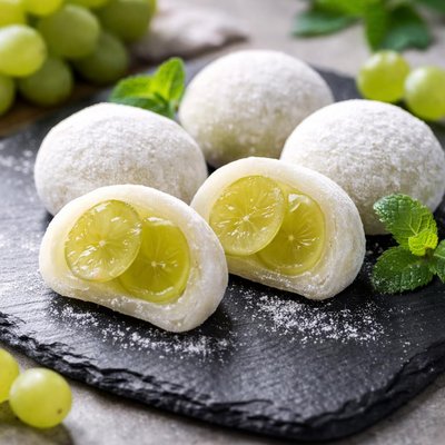 Grape mochi
