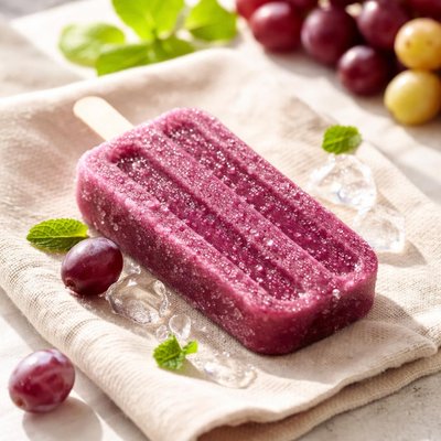 Grape popsicle