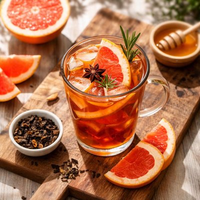 Grapefruit black tea