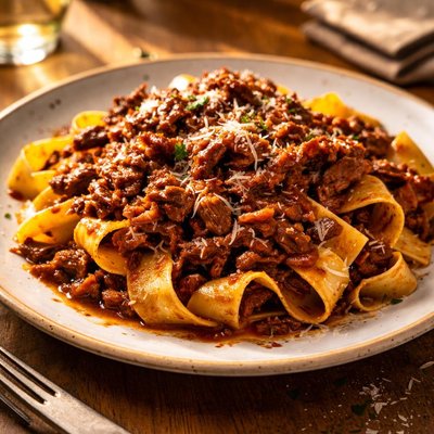 Grass fed beef ragu