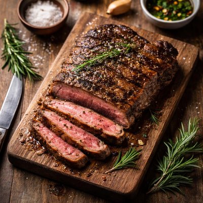 Grass fed sirloin steak