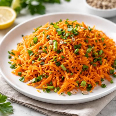 Grated carrot salad