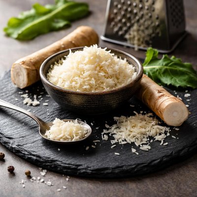 Grated horseradish