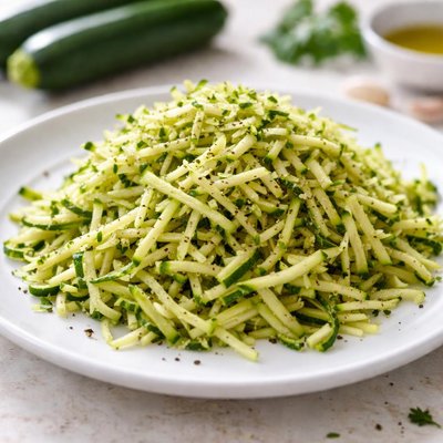 Grated zucchini