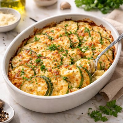 Gratin courgettes