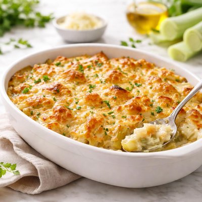 Gratin de poireaux