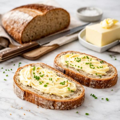 Graubrot mit butter
