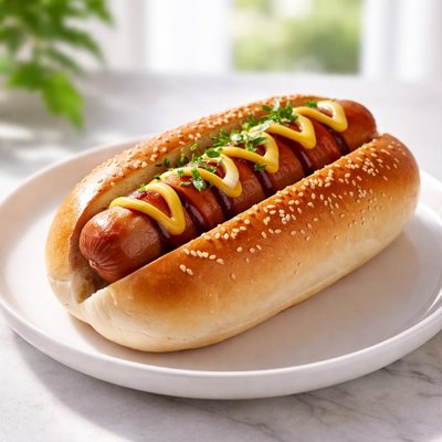 Great bakue hot dog bun