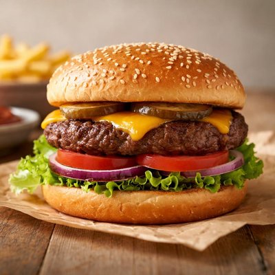 Great value beef burger