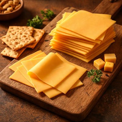 Great value mild cheddar cheese slice