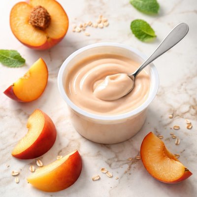 Great value original peach yogurt