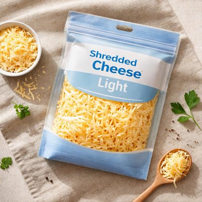 Great value shredded cheese light