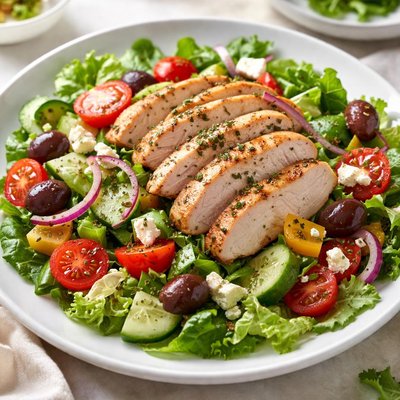 Greek chicken salad