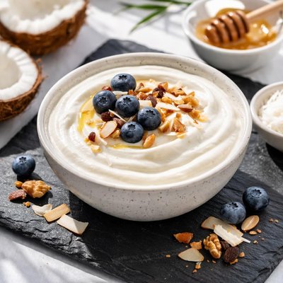 Greek coconut yoghurt