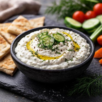 Greek dill yogurt dip