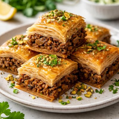 Greek lamb baklava