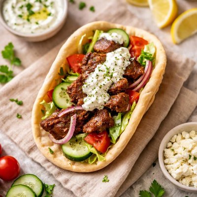 Greek lamb gyro