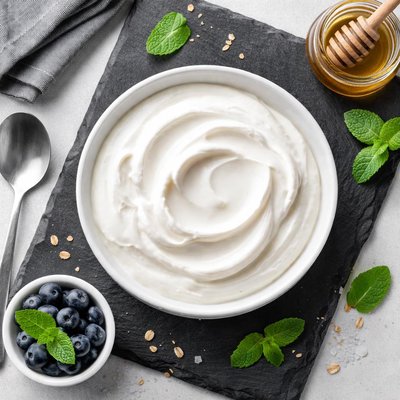 Greek low-fat yogurt plain