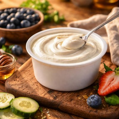 Greek low fat plain yogurt