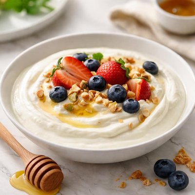 Greek natural yoghurt