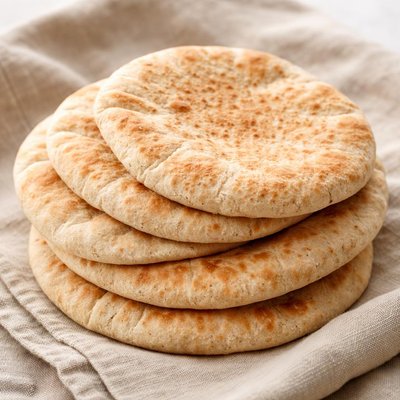 Greek pita flat bread wheat