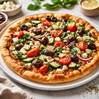 Greek pizza